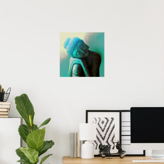Resting Buddha Poster (Heimbüro)