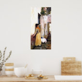 Resting by John William Waterhouse Poster (Küche)