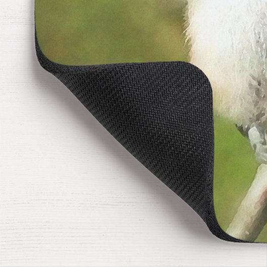 REsting Chikadee - ETSY Mousepad (Ecke)