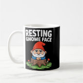 Resting Gnome Face Cute Funny Christmas Kawaii Car Kaffeetasse (Links)