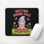 Resting Gnome Face Cute Funny Christmas Kawaii Car Mousepad (Mit Mouse)
