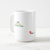 "Resting Grinch Face" Funny Christmas Coffee Mug - Kaffeetasse (Vorderseite Links)