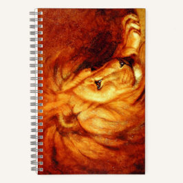 Resting Lion (von Abbott Handerson Thayer) Notizblock