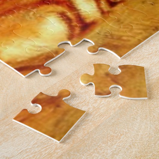 Resting Lion (von Abbott Handerson Thayer) Puzzle (Seite)