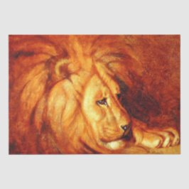 Resting Lion (von Abbott Handerson Thayer) Seidenpapier