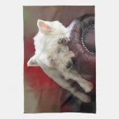 Resting Westie Handtuch (Vertikal)
