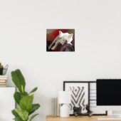 Resting Westie Poster (Heimbüro)
