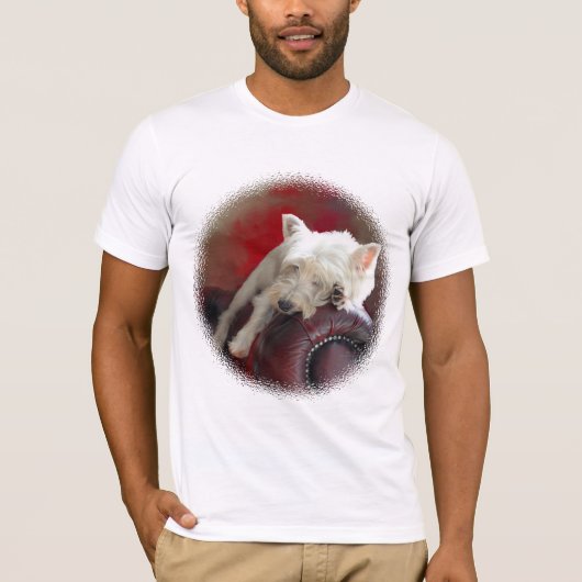 Resting Westie T-Shirt (Vorderseite)