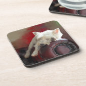 Resting Westie Untersetzer (Linke Seite)