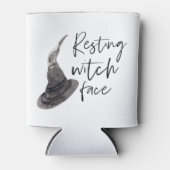 Resting Witch Face Happy Halloween | Wird Dosenkühler (Vorderseite)