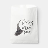 Resting Witch Face Happy Halloween | Wird Geschenktütchen (Vorderseite)