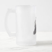 Resting Witch Face Happy Halloween | Wird Mattglas Bierglas (Links)