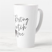 Resting Witch Face Happy Halloween | Wird Milchtasse (Rechte Ecke)
