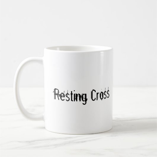Restlaufkreuz Kaffeetasse (Links)