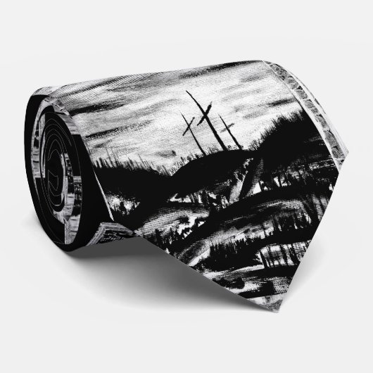 Restlaufkreuz Krawatte (Gerollt)