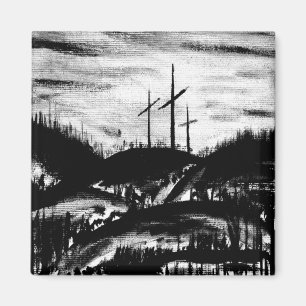 Restlaufkreuz Magnet