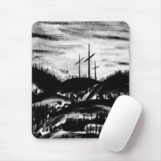 Restlaufkreuz Mousepad (Mit Mouse)