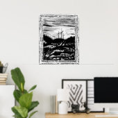 Restlaufkreuz Poster (Heimbüro)