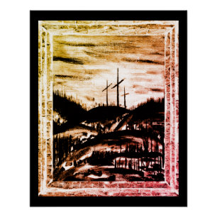 Restlaufkreuz Poster