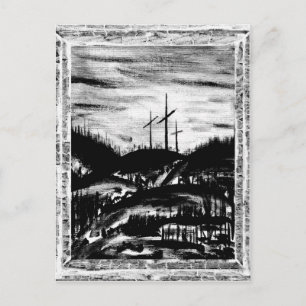 Restlaufkreuz Postkarte