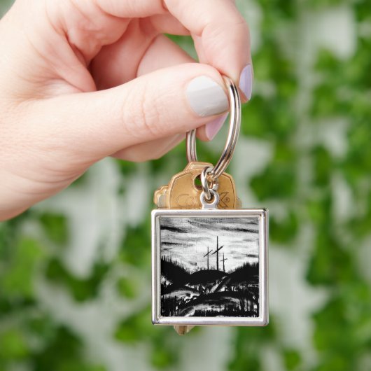 Restlaufkreuz Schlüsselanhänger (Hand)