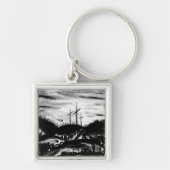 Restlaufkreuz Schlüsselanhänger (Vorne)