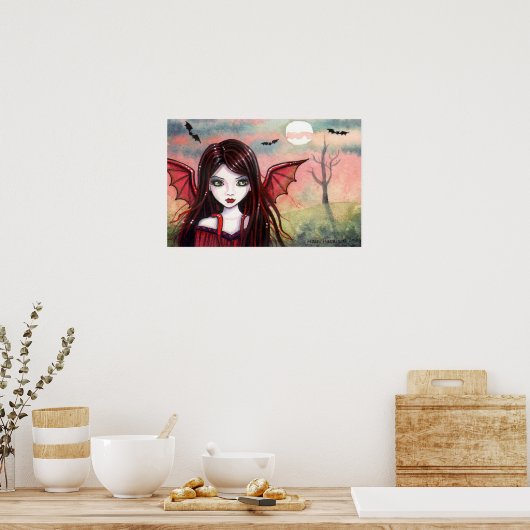 Restless Dusk Vampire Poster von Molly Harrison (Küche)