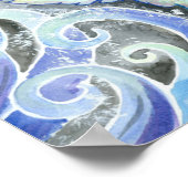 Restless Tide Mermaid Fantasy Poster Print (Ecke)