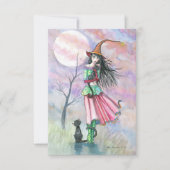 Restless Tonight Halloween Postcard Karte (Vorderseite)