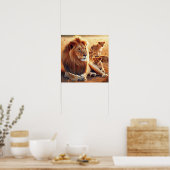 Restlions-Plakatpapier Poster (Küche)