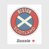 Reston, Schottland Aufkleber (Blatt)