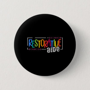 Restorative Aide Designs Unisex-Erwachsene Schwarz Button