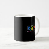Restorative Aide Designs Unisex-Erwachsene Schwarz Kaffeetasse (VorderseiteRechts)