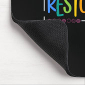 Restorative Aide Designs Unisex-Erwachsene Schwarz Mousepad (Ecke)