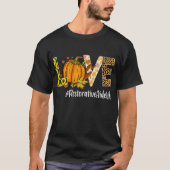 Restorative Aide Liebe Fall Pumpkin Leopard T-Shirt (Vorderseite)