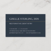 Restorative Dentistry Office Appointment Reminder Visitenkarte (Vorderseite)