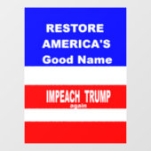 Restore  fensteraufkleber (Blatt)