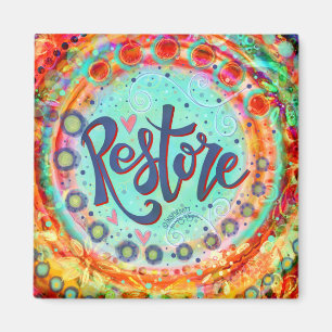 "Restore' ONE WORD Inspirivity Magnet