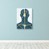 Restored I A – Healing and Balance Art Leinwanddruck (Insitu (Holzboden))