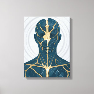 Restored I A – Healing and Balance Art Leinwanddruck