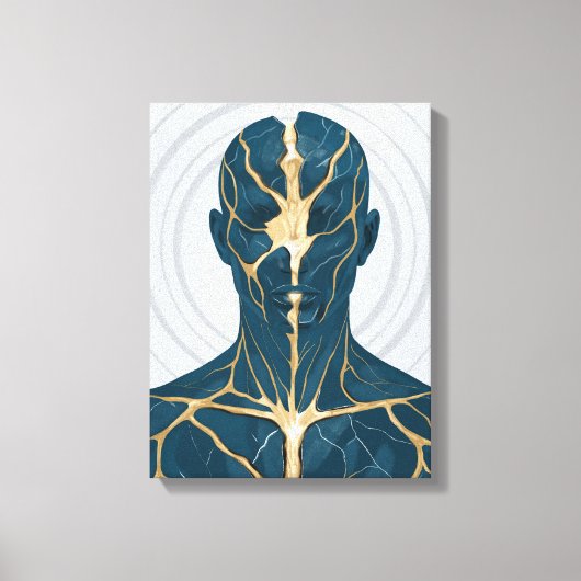 Restored I A – Healing and Balance Art Leinwanddruck (Vorderseite)