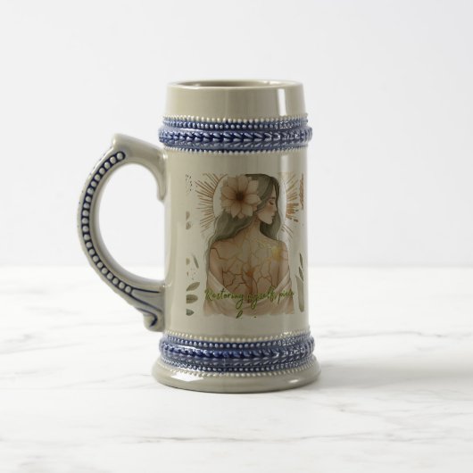 Restoring Myself with Love – Kintsugi Art Bierglas (Links)