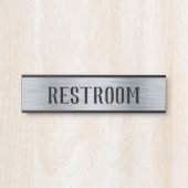 Restroom Bad Türschilder Schilder Namensschild (Vorderseite )