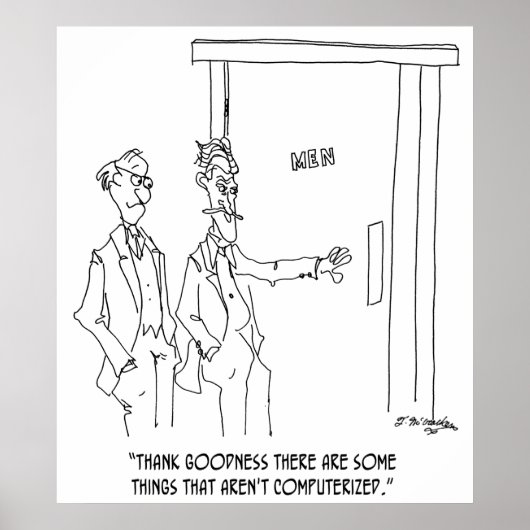 Restroom Cartoon 1306 Poster (Vorne)