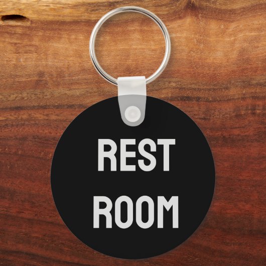 Restroom Keys geust house oder business Schlüssela Schlüsselanhänger (Vorderseite)