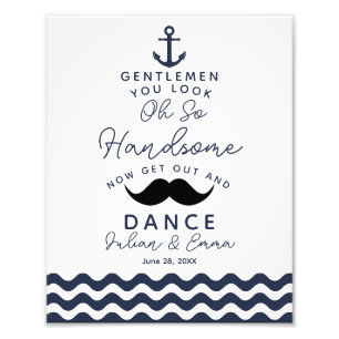 Restroom mens Badezimmer Hochzeitsmarkenschiff Fotodruck
