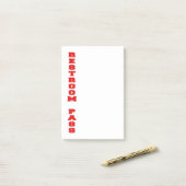 Restroom Pass Post-it Klebezettel (Auf Schreibtisch)