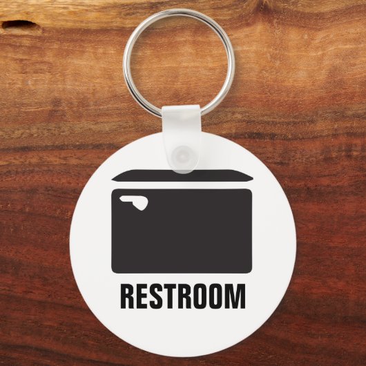 Restroom with icon schlüsselanhänger (Vorderseite)
