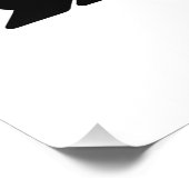 Restrooms richtung sign right, Party Pfeil Poster (Ecke)