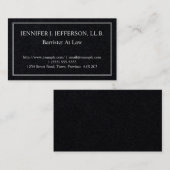 Restrukturierte Barriere bei der juristischen Visi Visitenkarte (Vorne/Hinten)